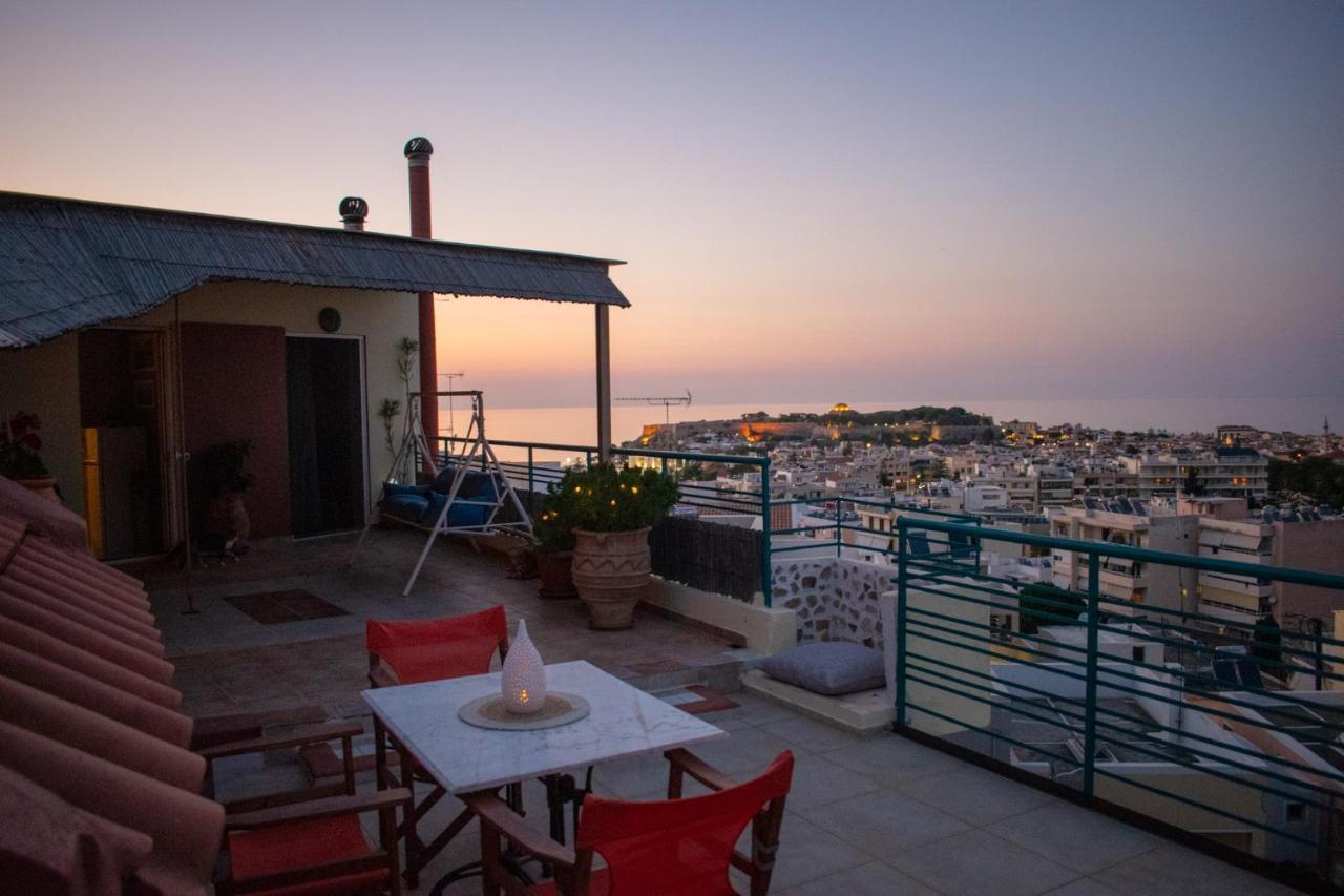 Rooftop With Sea View In Central Rethymno 外观 照片