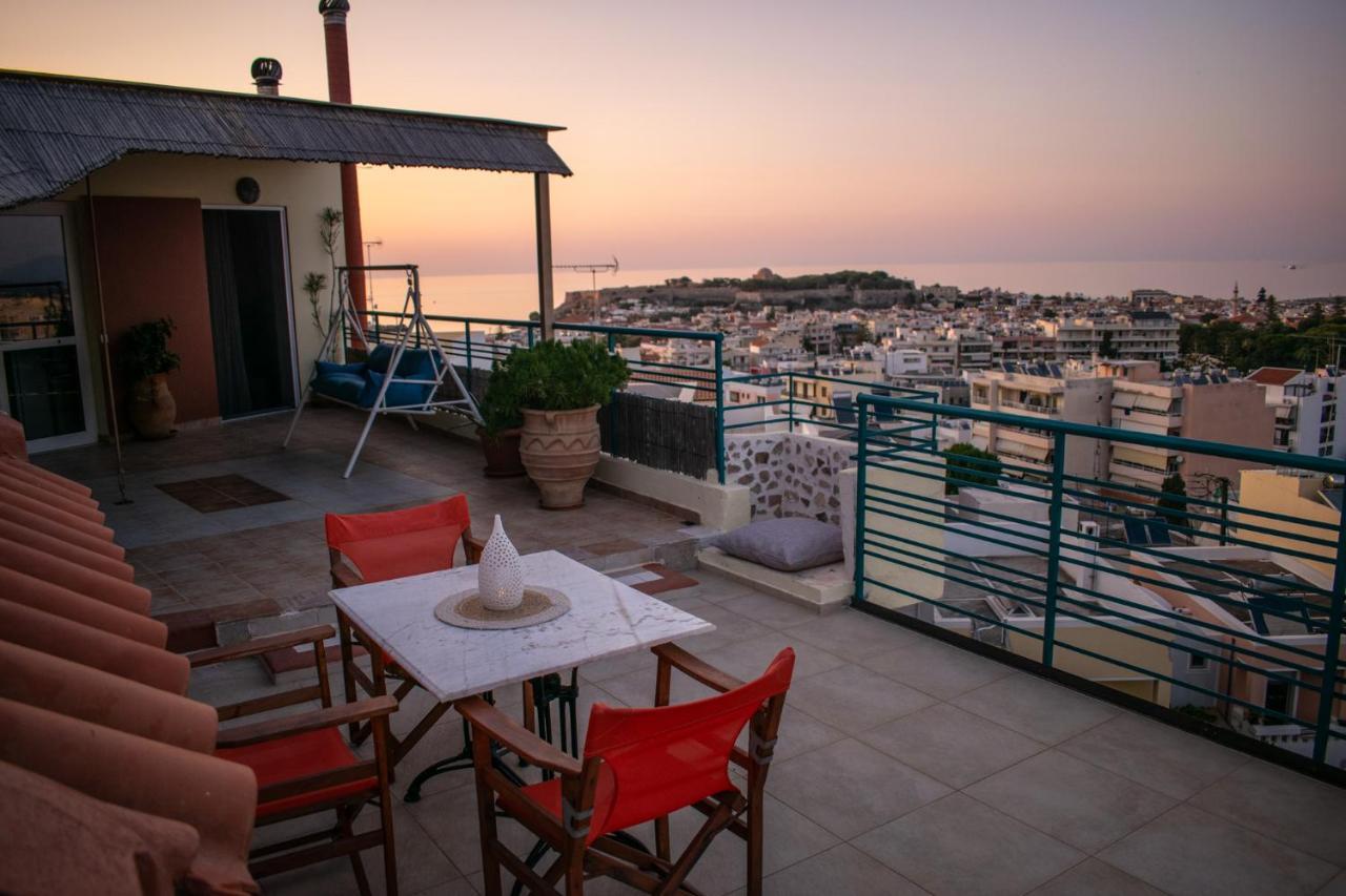 Rooftop With Sea View In Central Rethymno 外观 照片
