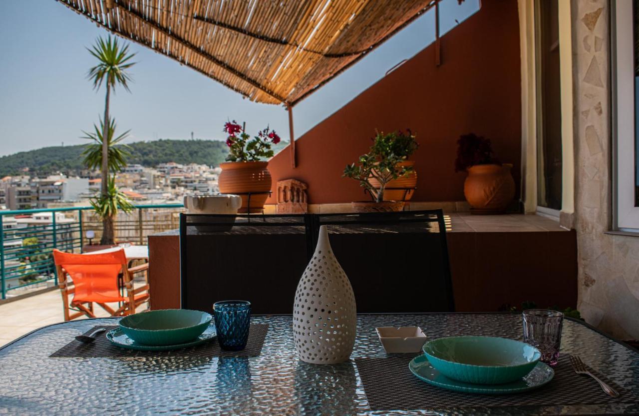 Rooftop With Sea View In Central Rethymno 外观 照片